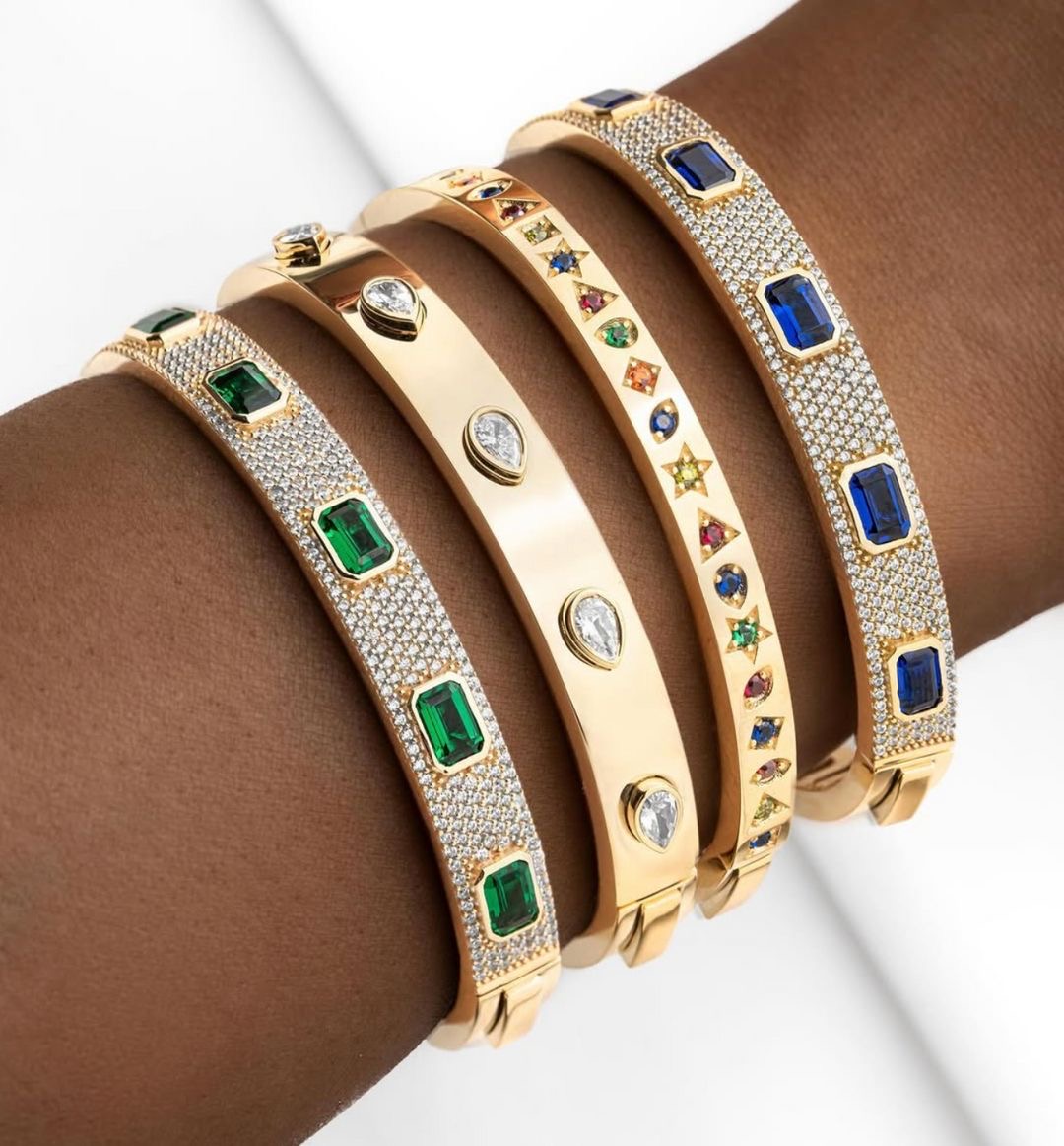 Regal Peacock Bangle