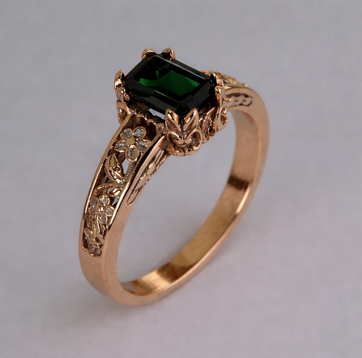 Gilded Serpent Ring